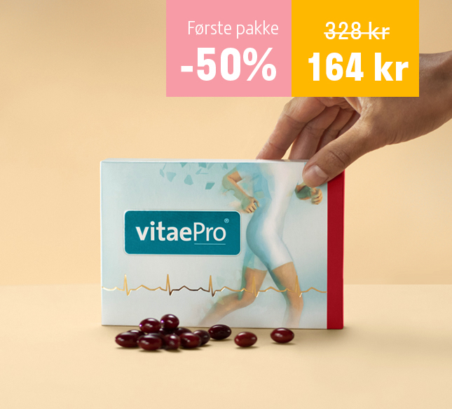 VitaePro | Godt for led og muskler - introduktionstilbud -50%